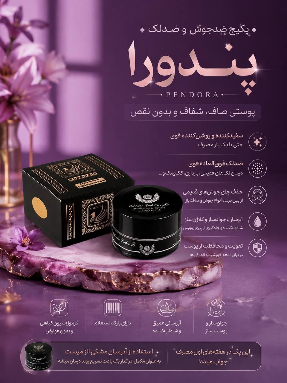ضد لک و ضد جوش پندورا